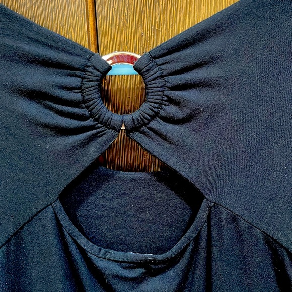 (Buy 3 for 500) Black tie up top for Women - Picture 7 of 7